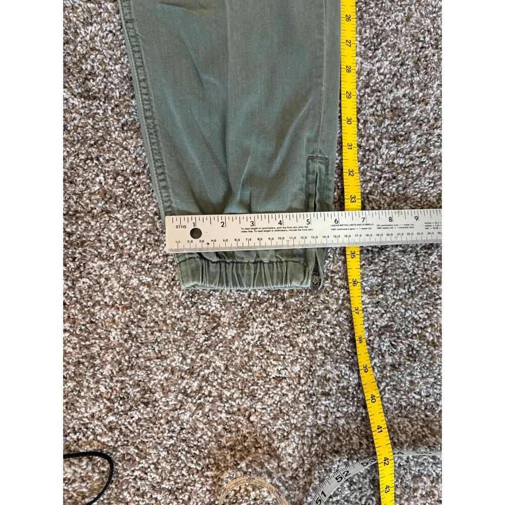 Joe’s Jeans Utility Jogger Pants Women’s 27 Sage Lyocell Blend Zip Ankle Cargo - Picture 10 of 14